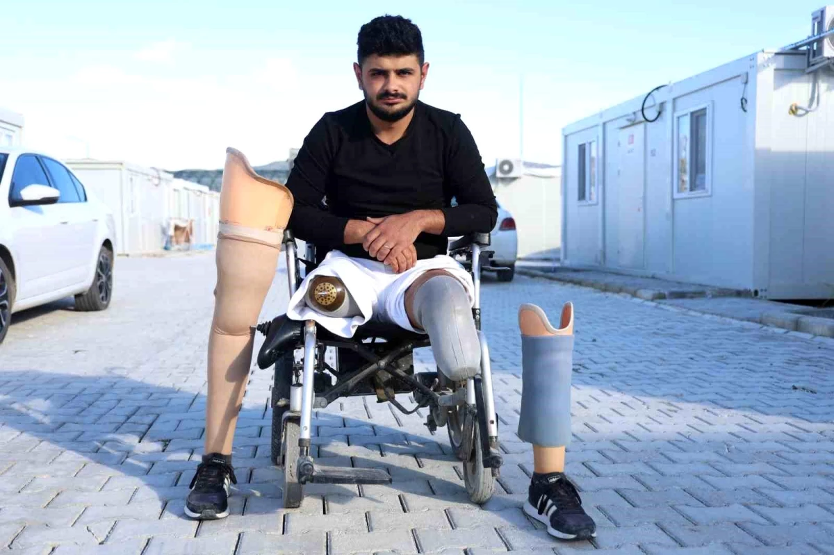 Depremzede Gencin Dileği: Yürüyebilmek İçin Protez