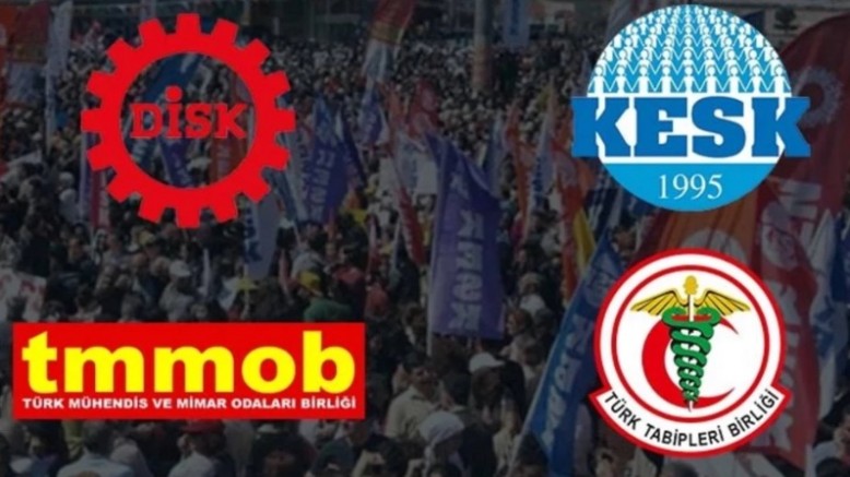 DİSK, KESK, TTB ve TMMOB'den ortak açıklama: Laikliği savunmak suç değil, tarihsel bir görevdir