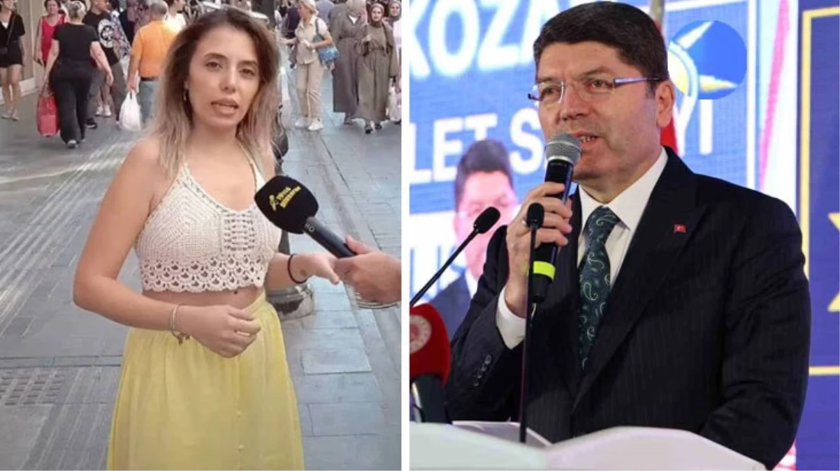 Genç kadının verdiği sokak röportajı sonrası tutuklanması Adalet Bakanı Tunç'a soruldu