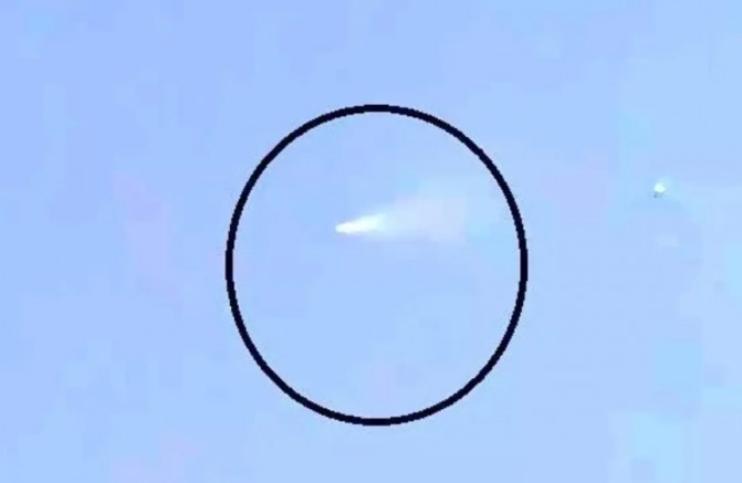 Gökyüzünde füze harekatı Hatay’dan görüldü