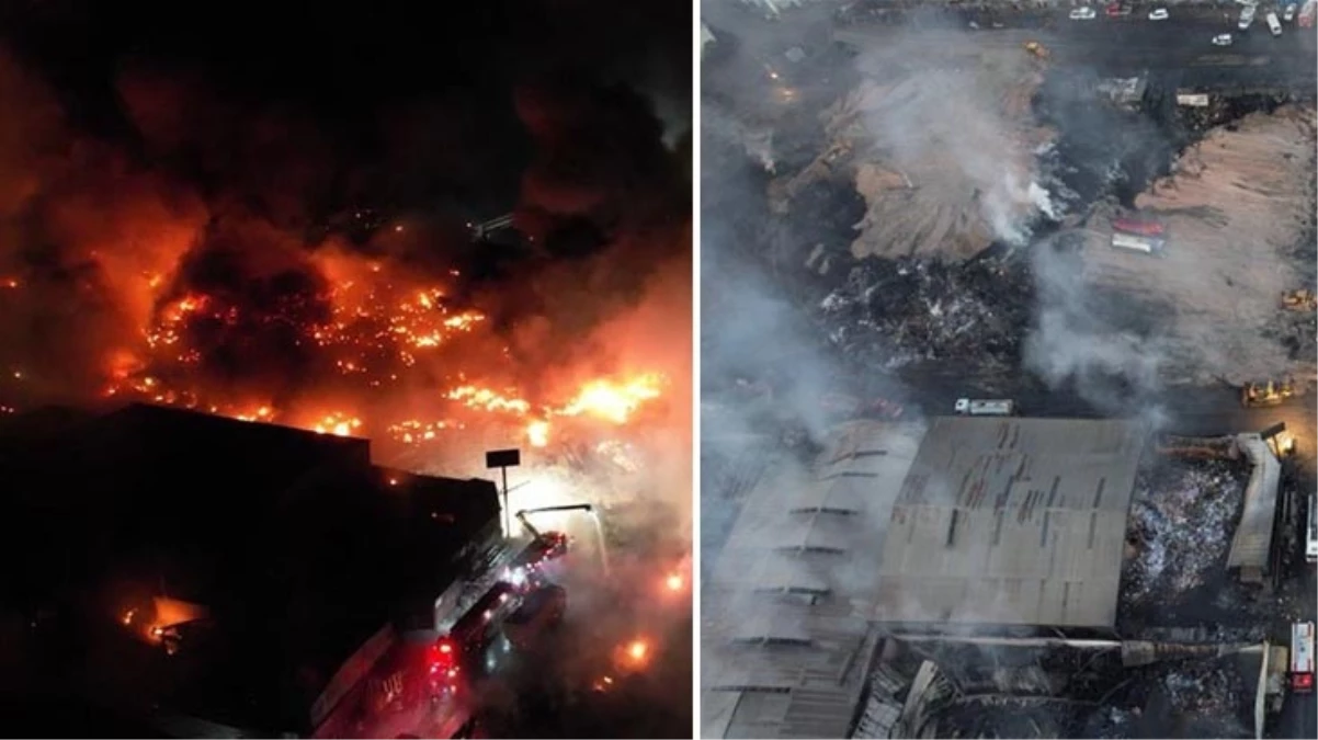 Hurdacılar Sitesi'nde çıkan yangın, 16 saatin ardından kontrol altına alındı