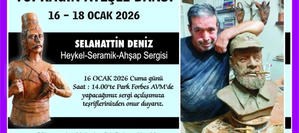 İskenderunlu sanatçı Selahattin Deniz'den ikinci sergi