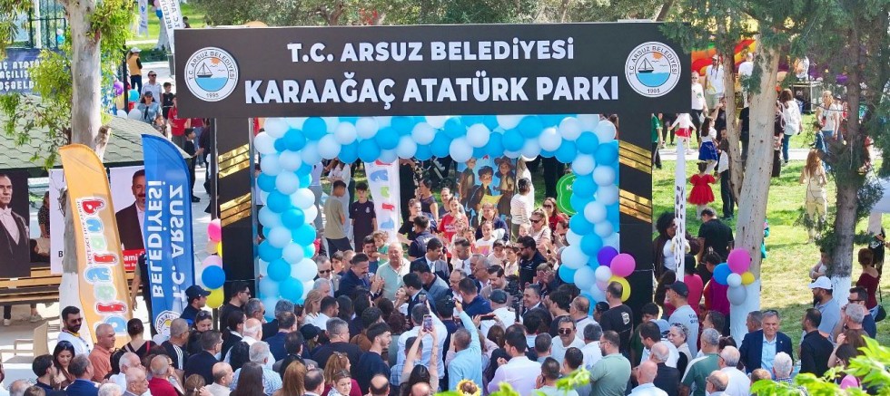 KARAAĞAÇ ŞARKONAK PARKTA ARTIK HAYAT VAR