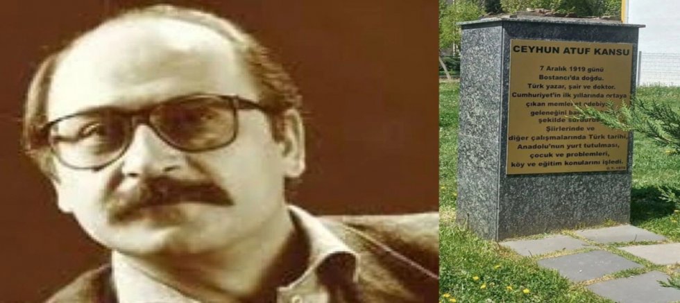 Ankara'da Ceyhun Atuf Kansu'nun büstü çalındı