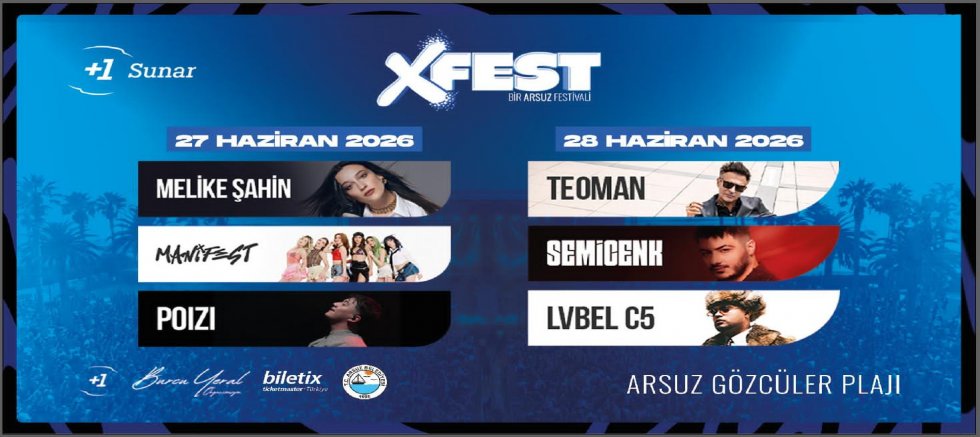 ARSUZ XFEST, KALİTE  VE EĞLENCEYİ BİR ARAYA GETİRMEYE HAZIRLANIYOR