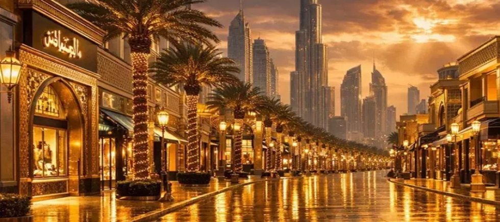 Dubai'den dudak uçuklatan proje: Altınla kaplı ilk cadde geliyor