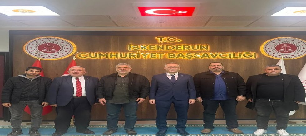 Hatay Aktif Gazeteciler Cemiyeti’nden Başsavcı Ünalan’a Nezaket Ziyareti