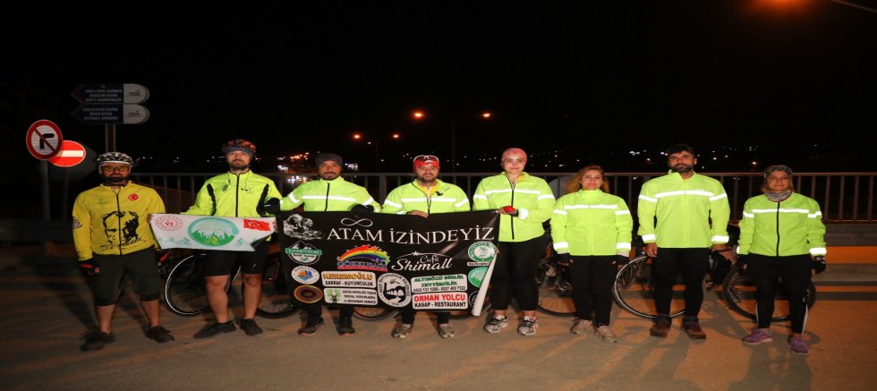 Hatay’dan Ankara’ya Pedal Çeviriyorlar… 10 Kasım’a Anlamlı Yolculuk