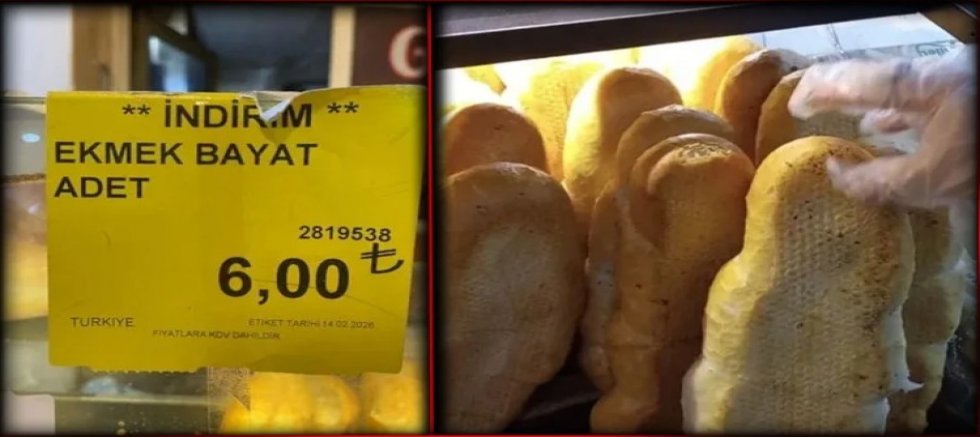 İndrimli 'bayat ekmek' satışı başladı