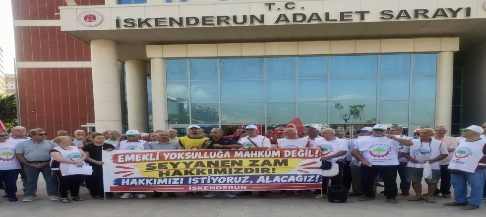 İskenderun’da Emeklilerden Adalet Çağrısı: “İnsanca Yaşamak İstiyoruz!”