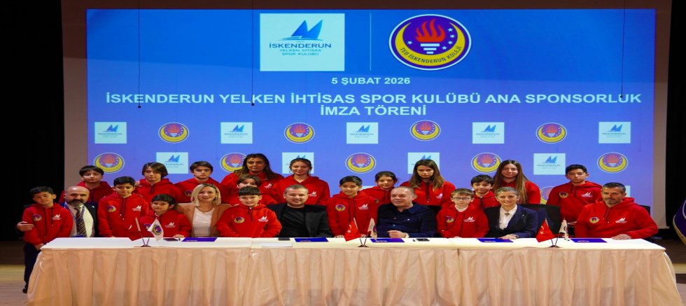 TED İskenderun Koleji ile İskenderun Yelken İhtisas Spor Kulübü Arasında Anlaşma
