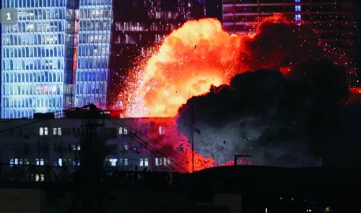 Orta Doğu alev alev! İran İsrail'in kalbini vurdu... Füzeler peş peşe ateşlendi