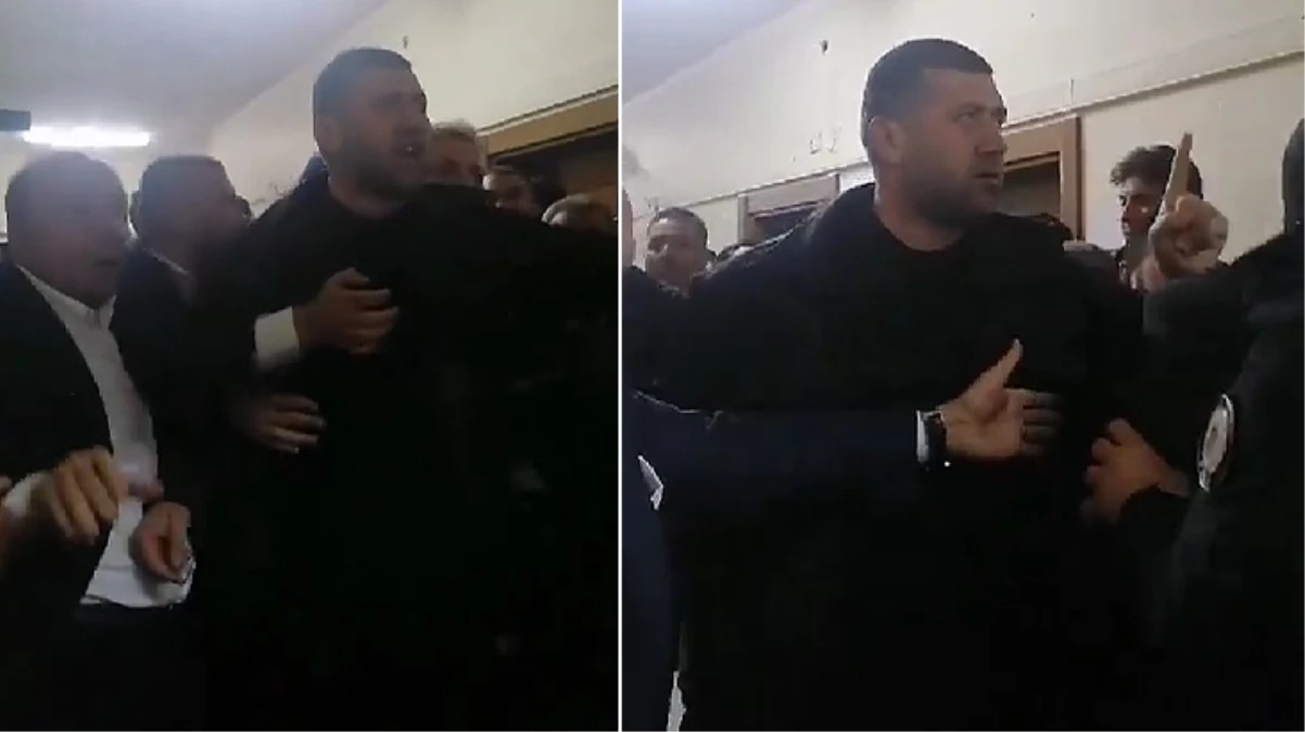 Seçimin iptal edildiği Kayseri Pınarbaşı'nda olay görüntü! MHP'li vekil hakime küfür etti