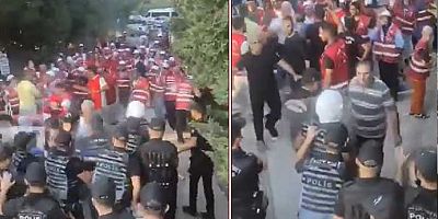 100’den fazla işçinin çıkarıldığı fabrikada direnen işçilere polis müdahalesi!