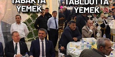 AKP’lilere tabakta, vatandaşa tabldotta! İftar sofrasında yemek ayrımı