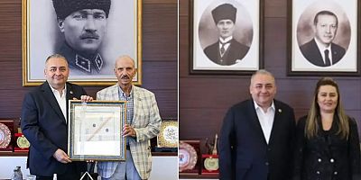 AKP'ye geçen Mesut Özarslan ilk iş Atatürk portresine el attı!