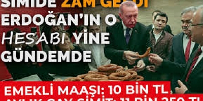 Ankara'da simide zam geldi: İşte Erdoğan'ın çay simit hesabına göre emeklinin hali...