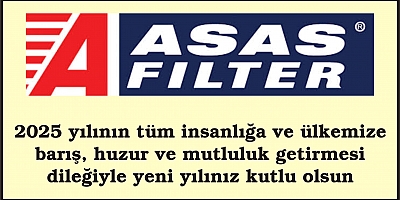 Asaş Filtre yeni yıl mesajı 