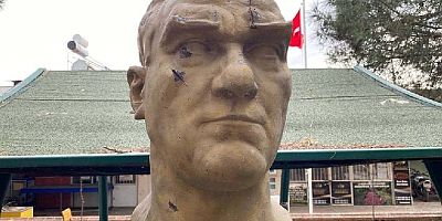 Atatürk büstüne baltayla saldıran zanlı serbest bırakıldı!