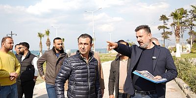 BAŞKAN ÜSTÜN'DEN ESTETİK BİR HAMLE DAHA: KARAAĞAÇ SAHİL YÜRÜYÜŞ YOLU