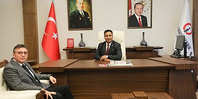 Belediye Başkanı Dönmez’den Rektör Duruel’e Hayırlı Olsun Ziyareti