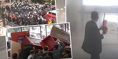CHP Genel Merkezi'nde biber gazlı, plastik mermili müdahale!