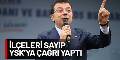 Ekrem İmamoğlu: Sahada seçimi kaybedenler masa başında kazanma baskısı yapıyor