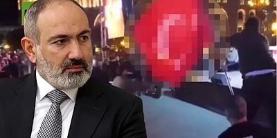 Ermenistan’da skandal: Türk bayrağına saldırı