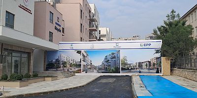 Hatay’a Erdoğan makyajı.  Yollar asfaltlandı, inşaatlar brandayla kaplandı