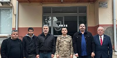 Hatay Aktif Gazeteciler Cemiyeti’nden İlçe Jandarma Komutanına Ziyaret