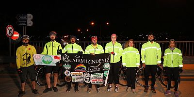 Hatay’dan Ankara’ya Pedal Çeviriyorlar… 10 Kasım’a Anlamlı Yolculuk