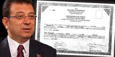 İBB Başkanı Ekrem İmamoğlu'nun diploması veri tabanından silindi! İBB Başkanı Ekrem İmamoğlu'nun diploması veri tabanından silindi!
