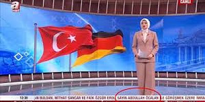 İktidarın amiral gemisi A Haber’de ‘Sayın Öcalan’ krizi