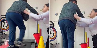 Otizmli çocuğa eğitmen tokadı!