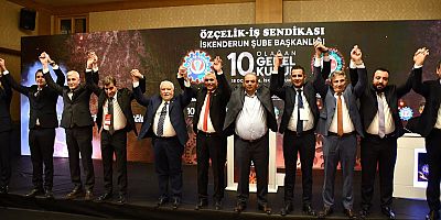 Özçelik-İş İskenderun’da Mehmet Güngör Yeniden Başkan