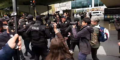 Taksim'e yürümek isteyenlere polis müdahalesi: Gözaltılar var!