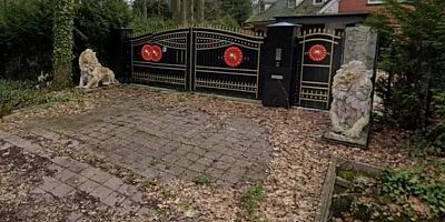 Uyuşturucu baronunun villasının kapısında 'Cumhurbaşkanlığı forsu'